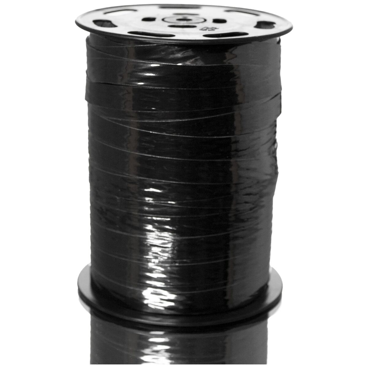 Gift Ribbon Black Metallic